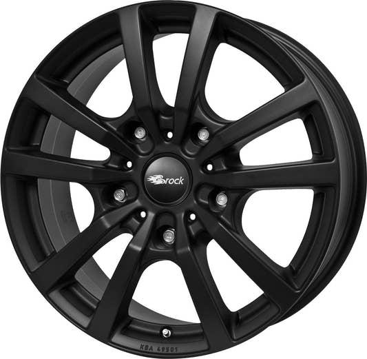 RC-Design RC25T schwarz-matt lackiert Alufelge 7x17 Zoll ET46 LK 5x108 ML65.1