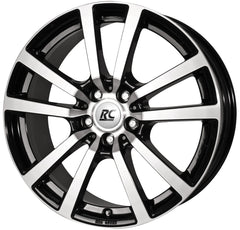 RC-Design RC25T schwarz front-poliert Alufelge 7x17 Zoll ET51 LK 5x112 ML66.6