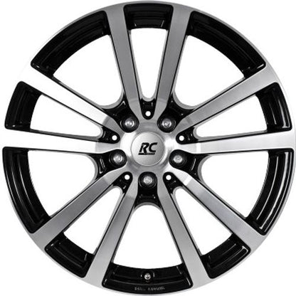 RC-Design RC25T schwarz front-poliert Alufelge 7x17 Zoll ET55 LK 5x120 ML65.1 – Bild 2