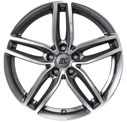 RC-Design RC29 himalaya-grey front-poliert Alufelge 8x18 Zoll ET39 LK 5x112 ML66.6 – Bild 2