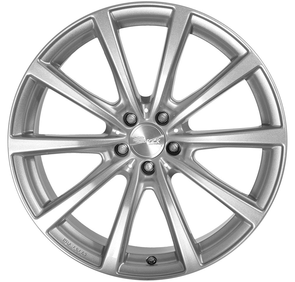 Brock B32 kristallsilber lackiert 7.5x18 ET25 - LK5/112 ML66.7