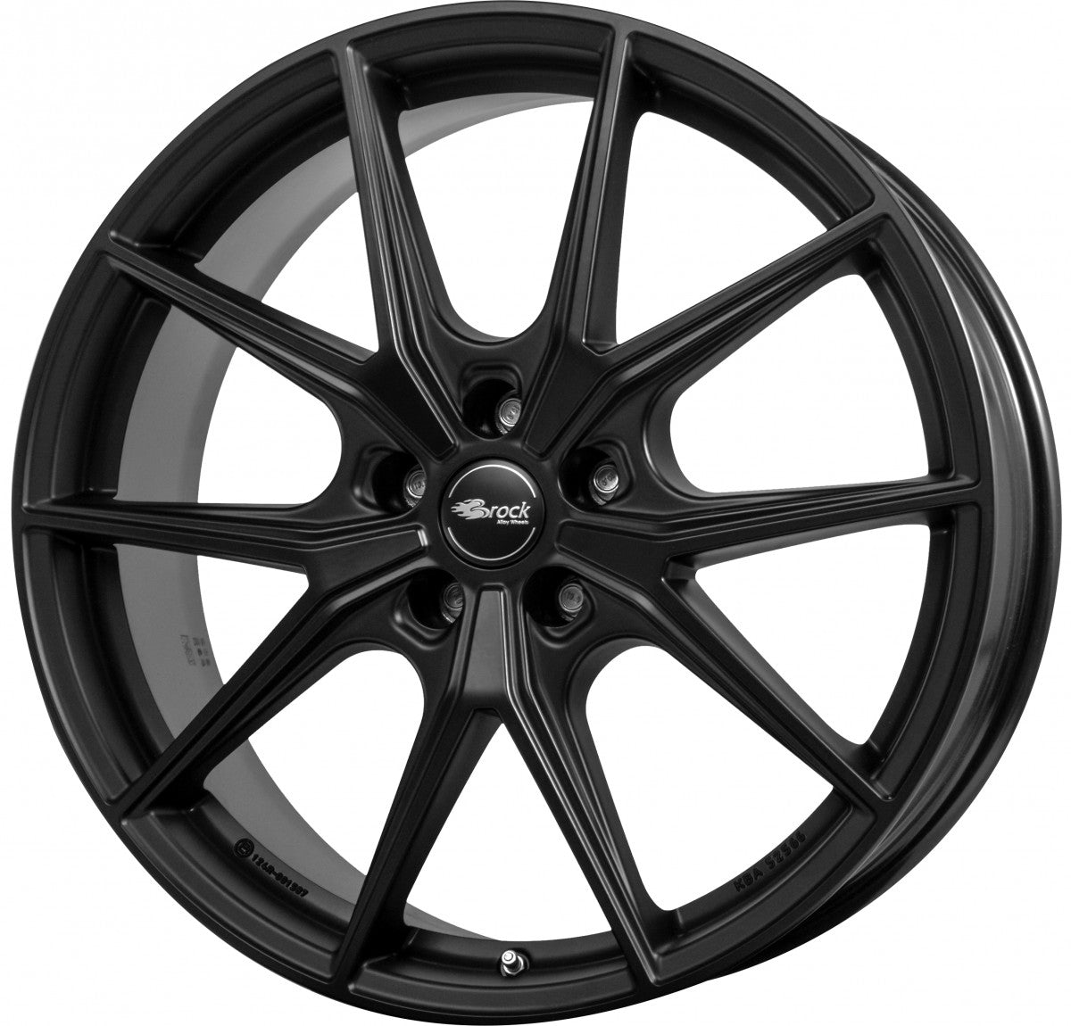 Brock B40 satin-black lackiert 9x20 ET40 - LK5/112 ML66.7