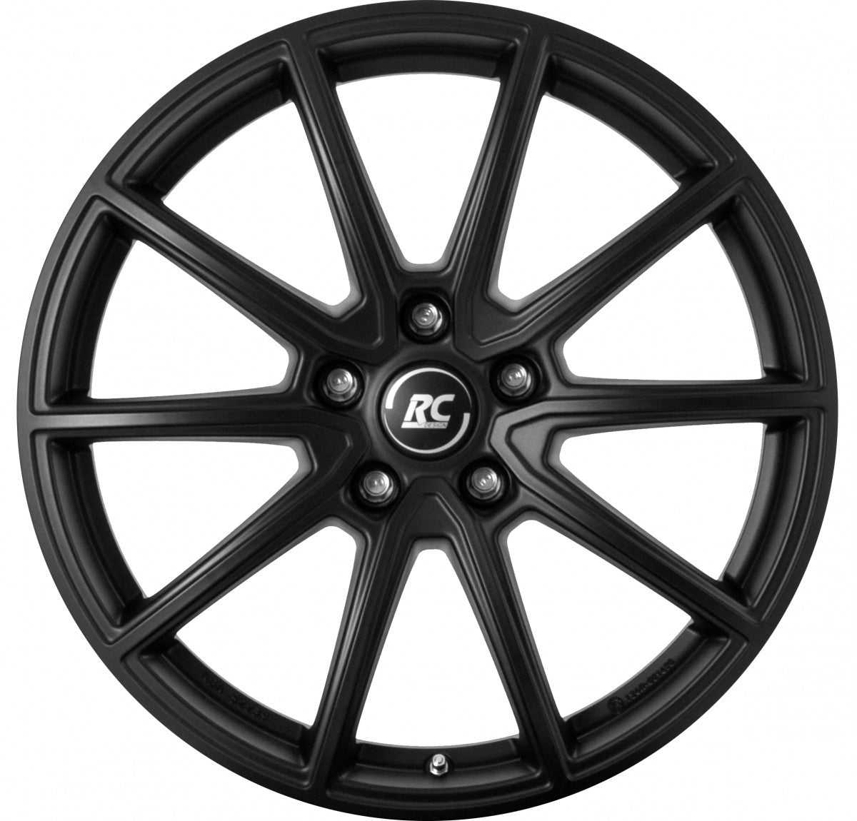 RC-Design RC32 satin-black lackiert Alufelge 8x18 Zoll ET40 LK 5x115 ML70.2 – Bild 2