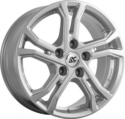 RC-Design TDG2 kristallsilber lackiert Alufelge 7.5x17 Zoll ET40 LK 5x114.3 ML60.1 – Bild 3