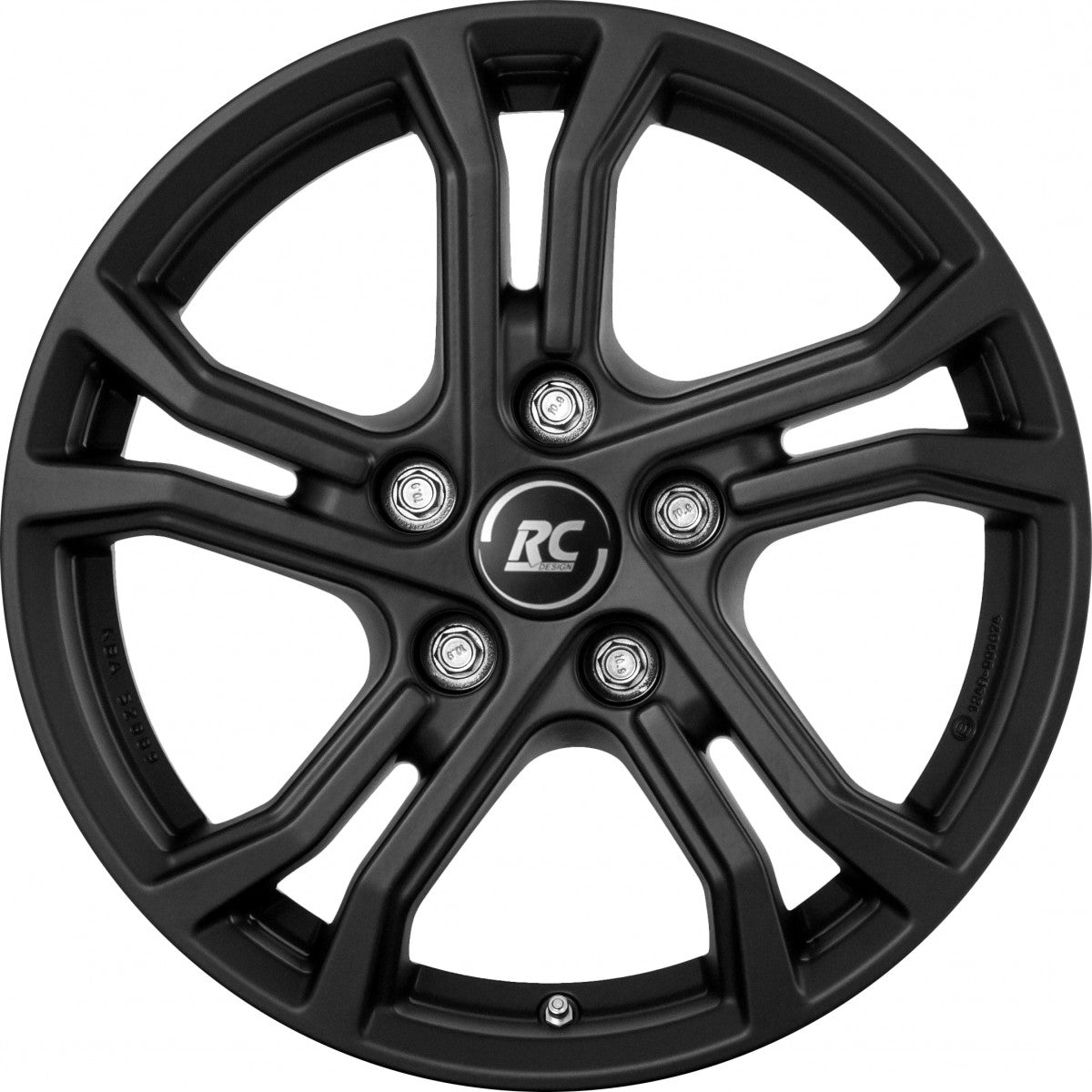 RC-Design TDG2 satin-black matt-lackiert Alufelge 7.5x17 Zoll ET40 LK 5x114.3 ML60.1 – Bild 2
