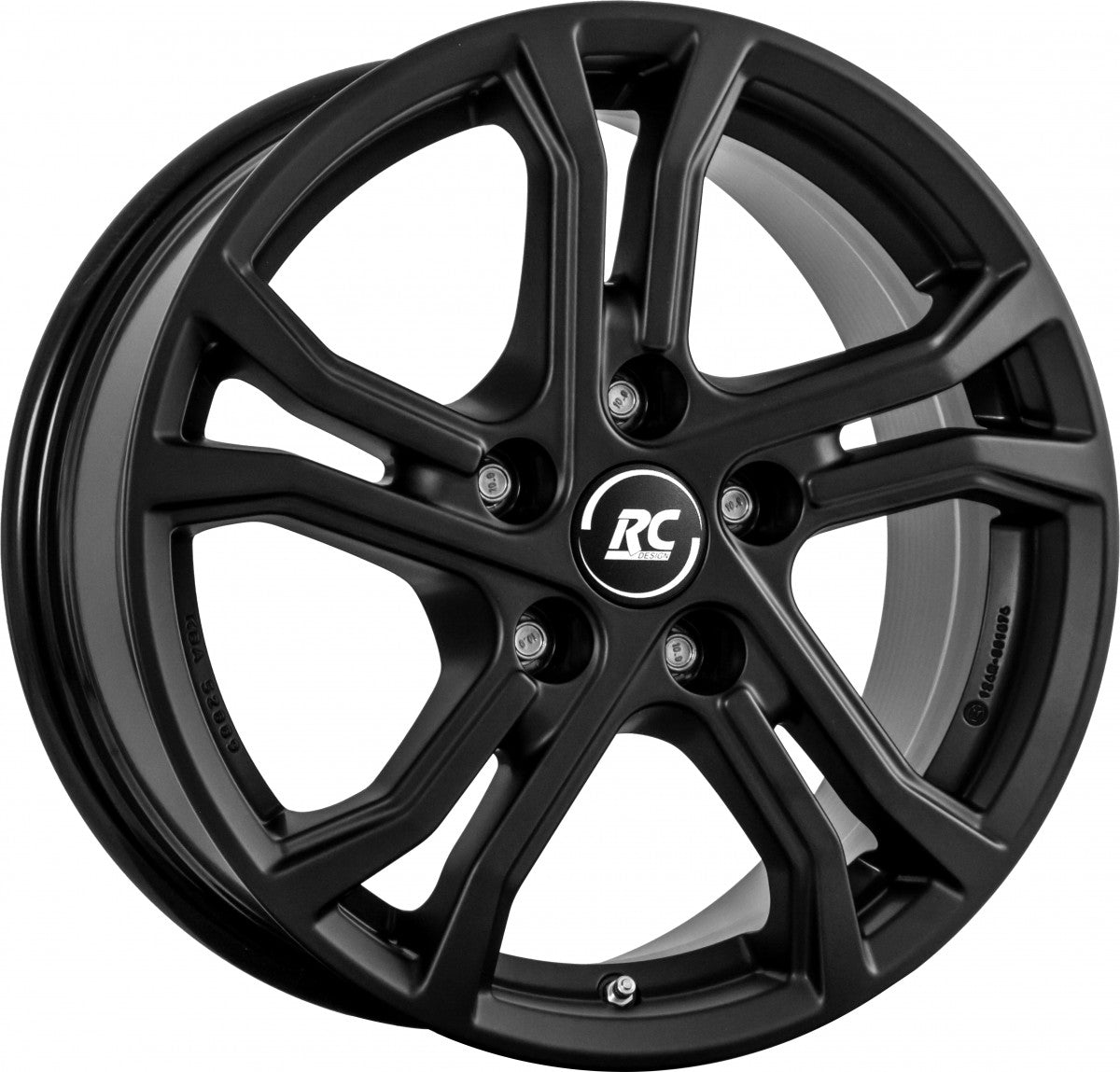 RC-Design TDG2 satin-black matt-lackiert Alufelge 7.5x17 Zoll ET40 LK 5x114.3 ML60.1 – Bild 3