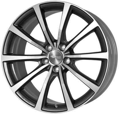 Brock B32 himalaya-grey front-poliert 7.5x19 ET33 - LK5/112 ML66.6