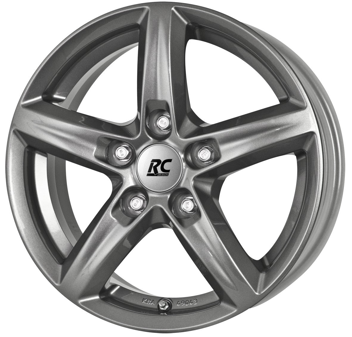 RC-Design RC24 titan-metallic lackiert Alufelge 6x15 Zoll ET40 LK 5x114.3 ML66.1