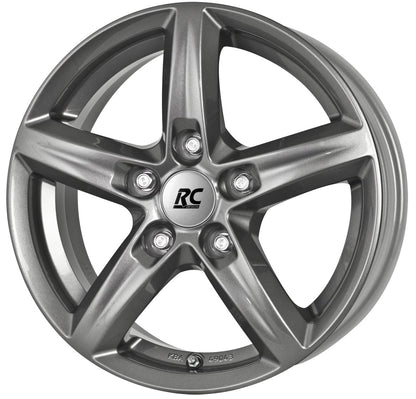 RC-Design RC24 titan-metallic lackiert Alufelge 6x15 Zoll ET40 LK 5x114.3 ML66.1