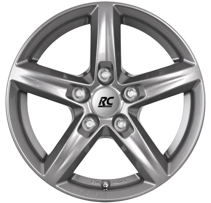 RC-Design RC24 titan-metallic lackiert Alufelge 6x15 Zoll ET40 LK 5x114.3 ML66.1 – Bild 2