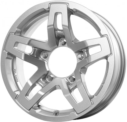RC-Design RC33X kristallsilber lackiert Alufelge 5.5x15 Zoll ET5 LK 5x139.7 ML108.3