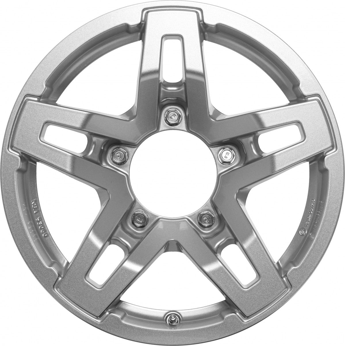 RC-Design RC33X kristallsilber lackiert Alufelge 5.5x15 Zoll ET5 LK 5x139.7 ML108.3 – Bild 2