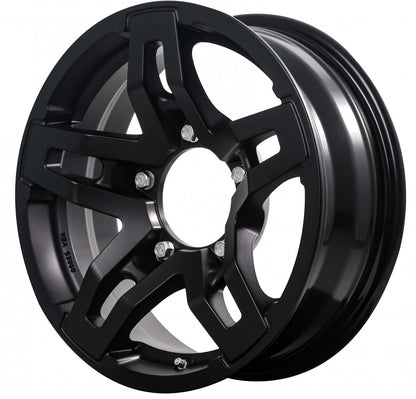 RC-Design RC33X satin-black matt-lackiert Alufelge 5.5x15 Zoll ET5 LK 5x139.7 ML108.3 – Bild 3