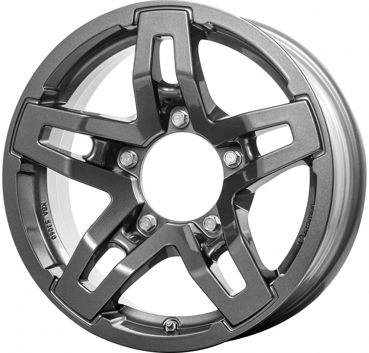 RC-Design RC33X titan-metallic lackiert Alufelge 5.5x15 Zoll ET5 LK 5x139.7 ML108.3