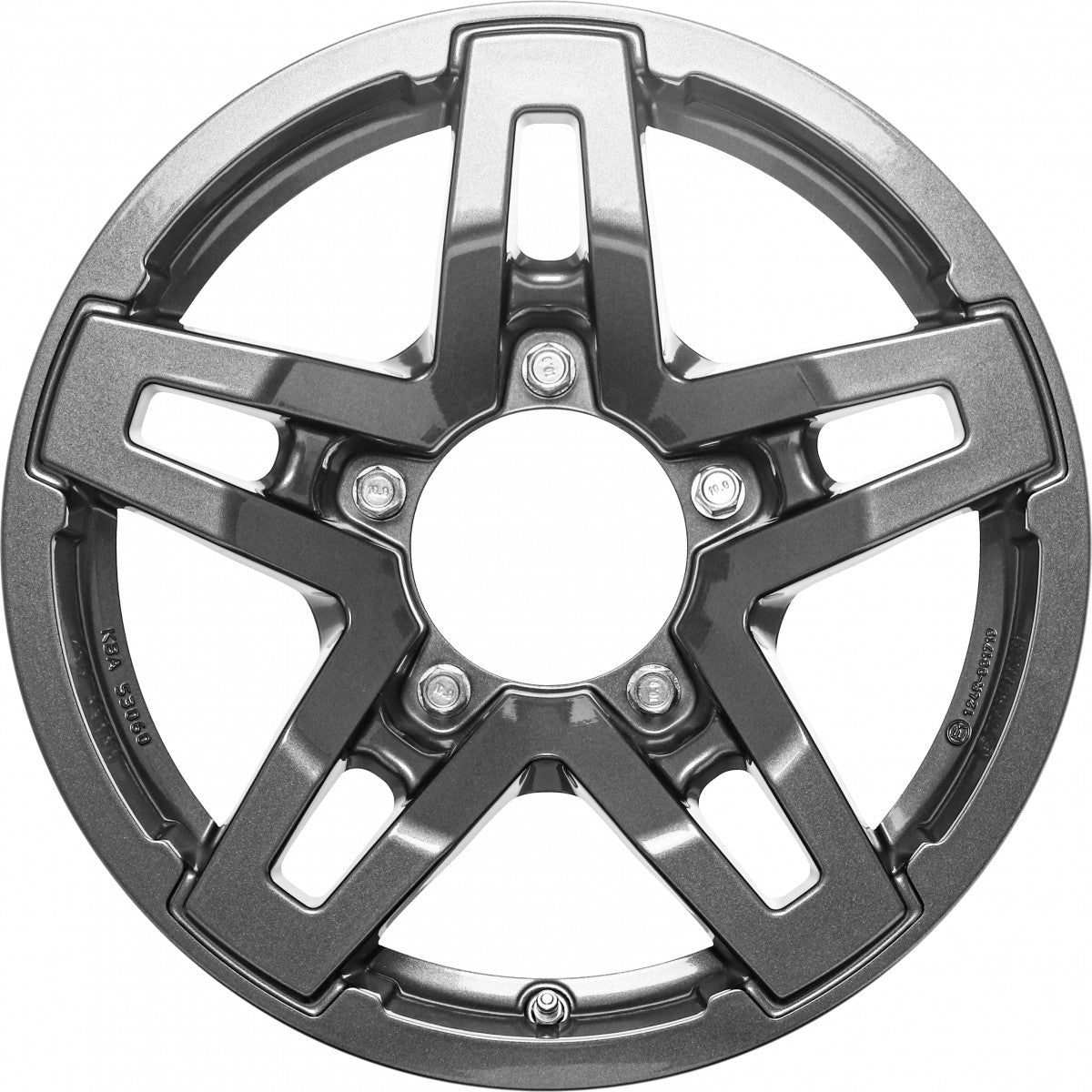 RC-Design RC33X titan-metallic lackiert Alufelge 5.5x15 Zoll ET5 LK 5x139.7 ML108.3 – Bild 2