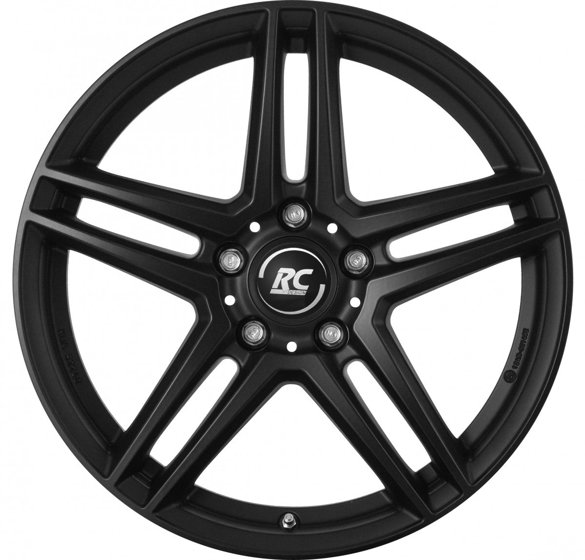 RC-Design RCD17 satin-black lackiert Alufelge 8x18 Zoll ET40 LK 5x112 ML66.6 – Bild 2