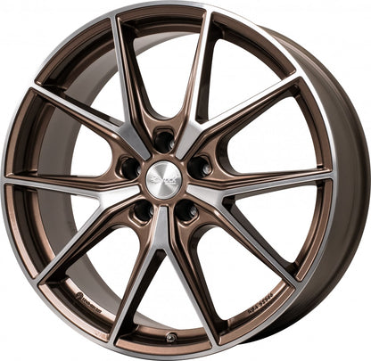 Brock B40 bronze-copper front-poliert 8x19 ET38 - LK5/112 ML66.6