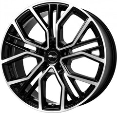 Brock B41 schwarz front-poliert Alufelge 8.5x20 Zoll ET47 LK 5x120 ML72.6