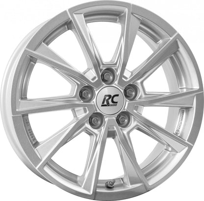 RC-Design TDG3 kristallsilber lackiert Alufelge 6x15 Zoll ET45 LK 5x100 ML54.1 – Bild 3