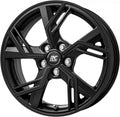 RC-Design TDG4 satin black matt Alufelge 6x16 Zoll ET50 LK 5x100 ML54.1