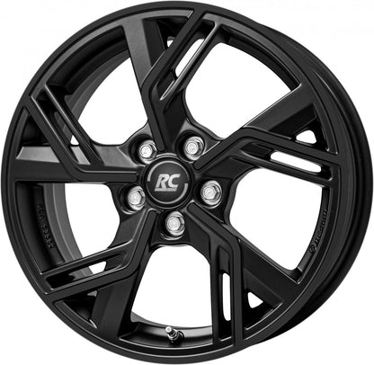 RC-Design TDG4 satin black matt Alufelge 6x16 Zoll ET50 LK 5x100 ML54.1