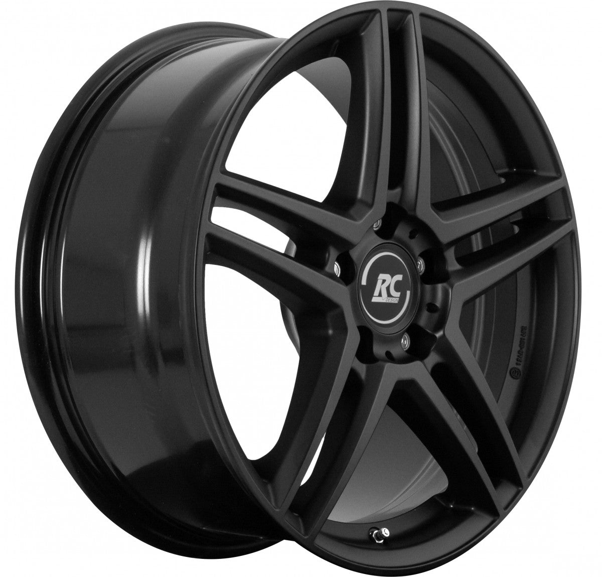 RC-Design RCD17 satin-black lackiert Alufelge 7x17 Zoll ET44 LK 5x112 ML66.6 – Bild 3