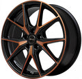 Brock B40 black-orange matt-lackiert 8x19 ET49 - LK5/112 ML57.1