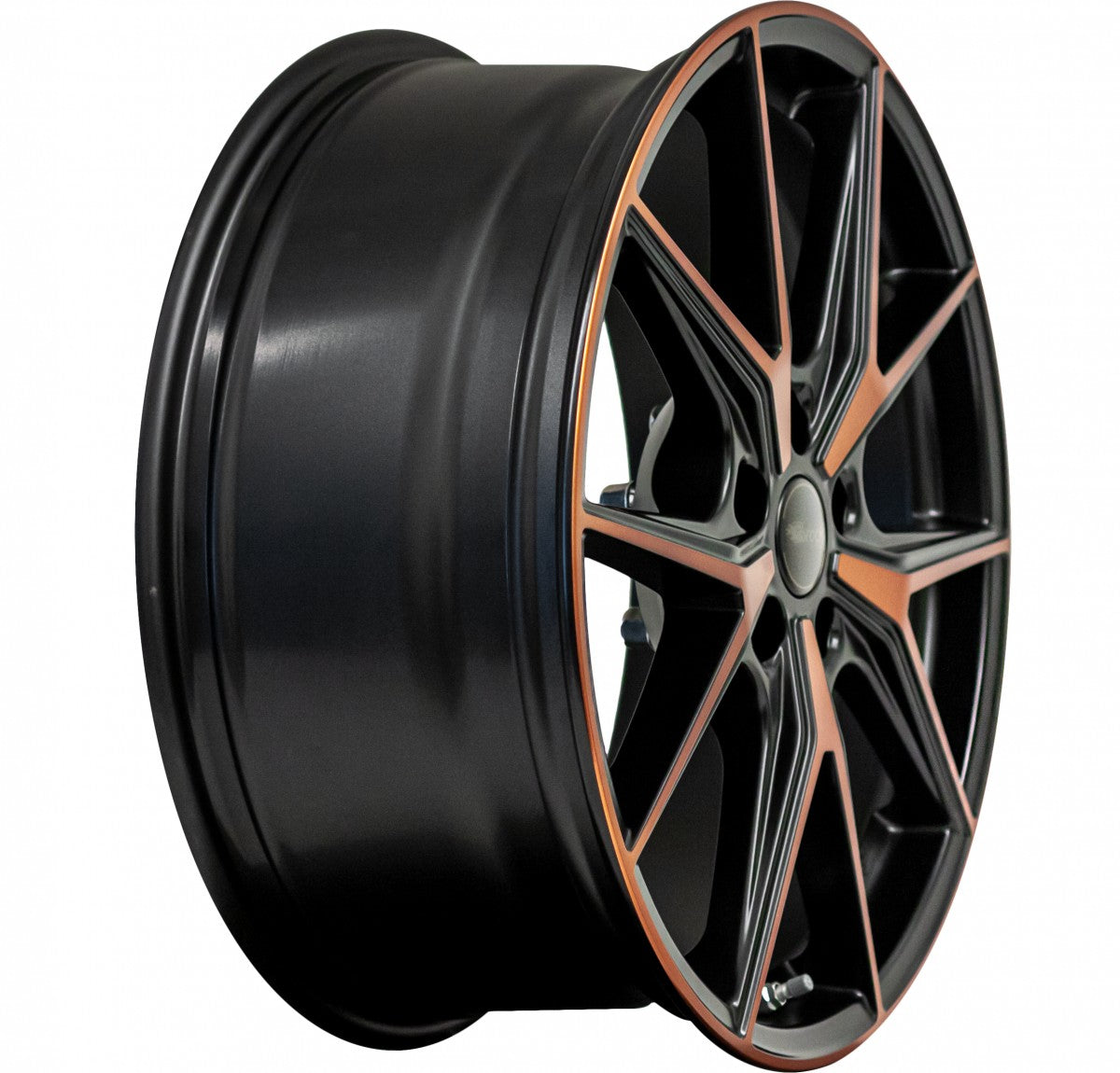 Brock B40 black-orange matt-lackiert 8x19 ET40 - LK5/112 ML57.1