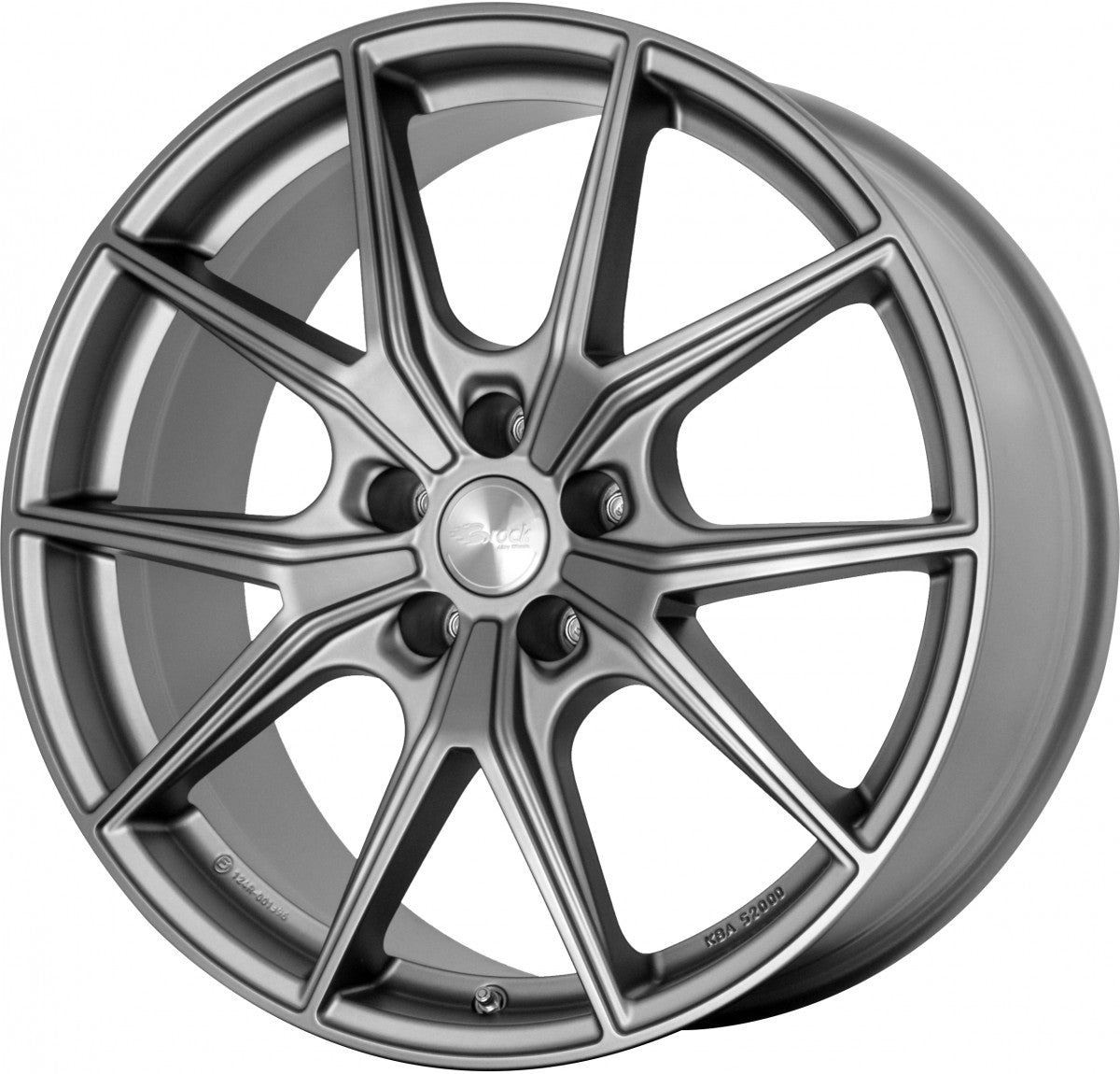 Brock B40 ferric-grey matt-lackiert 9x20 ET45 - LK5/120 ML65.1