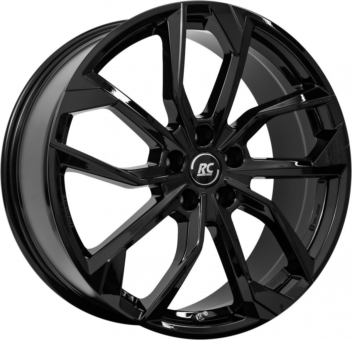 RC-Design RC34 schwarz lackiert Alufelge 6.5x17 Zoll ET20 LK 4x108 ML65.1 – Bild 6