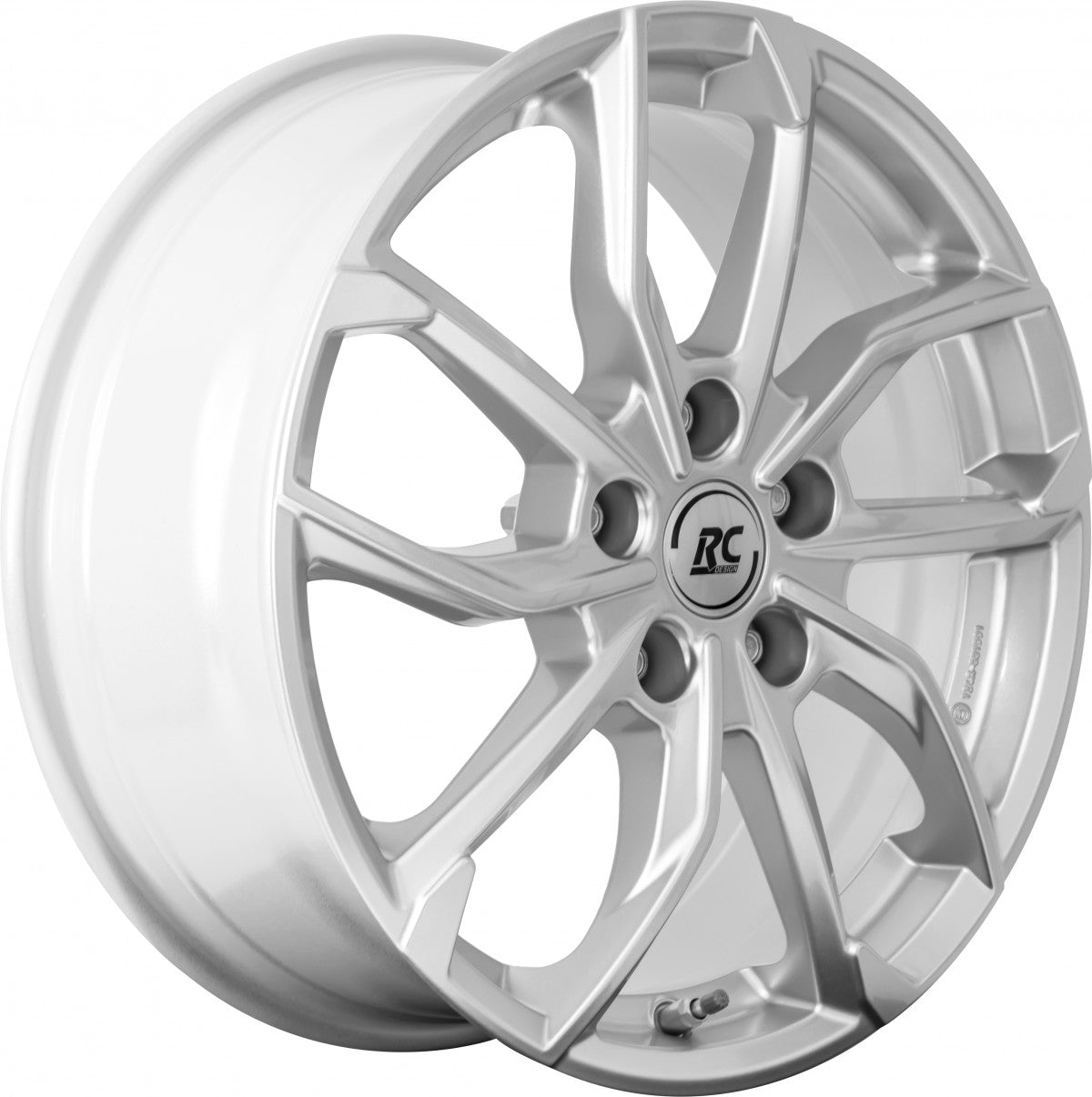 RC-Design RC34 kristallsilber Alufelge 6x16 Zoll ET45 LK 5x100 ML57.1 – Bild 5