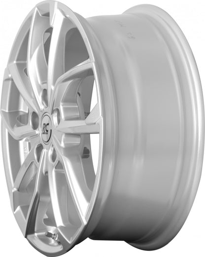 RC-Design RC34 kristallsilber Alufelge 6.5x16 Zoll ET40 LK 5x100 ML57.1 – Bild 4