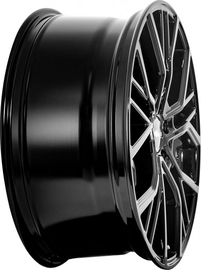 Brock B41 schwarz lackiert 11x21 ET48 - LK5/112 ML66.6