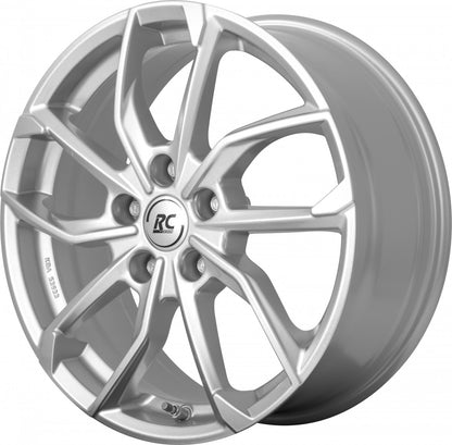 RC-Design RC34 kristallsilber Alufelge 6.5x16 Zoll ET60 LK 5x120 ML65.1 – Bild 3