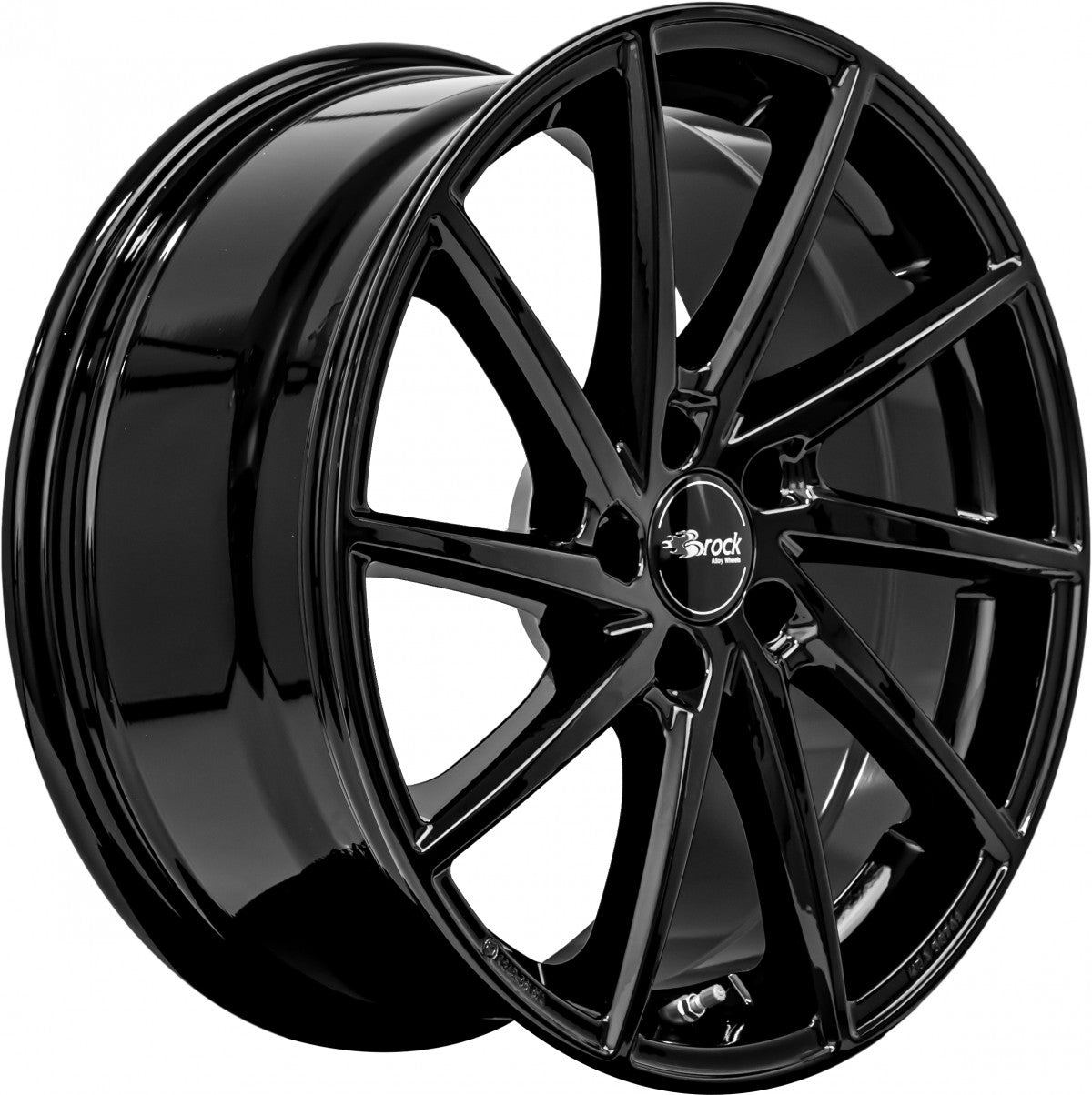 Brock B37 schwarz lackiert 8.5x19 ET48 - LK5/112 ML66.6