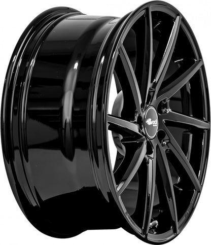Brock B37 schwarz lackiert 8x18 ET35 - LK5/112 ML66.6