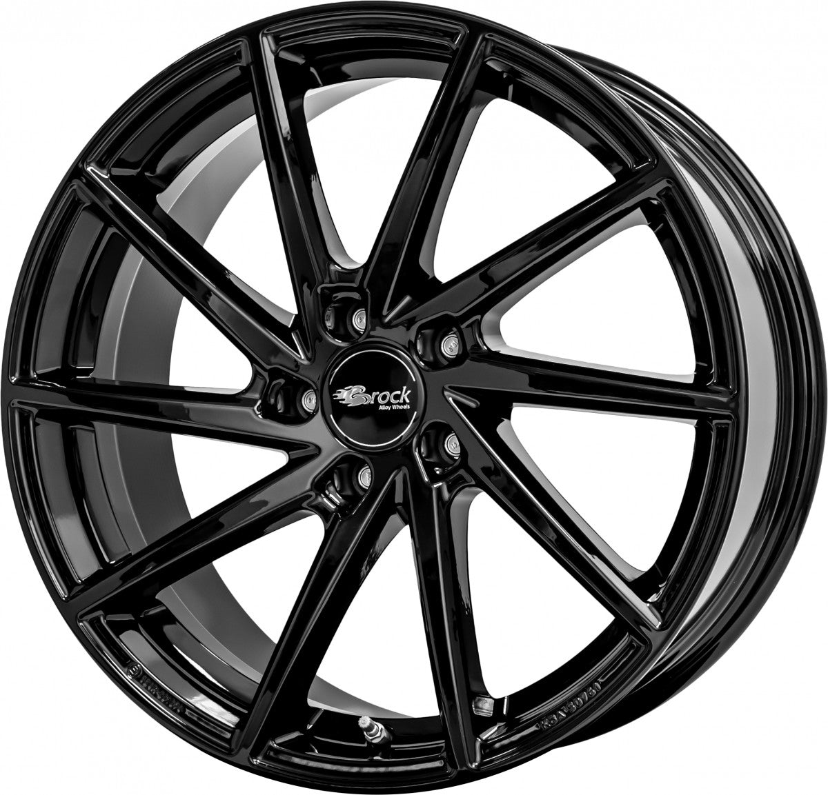 Brock B37 schwarz lackiert 8x18 ET45 - LK5/112 ML66.6