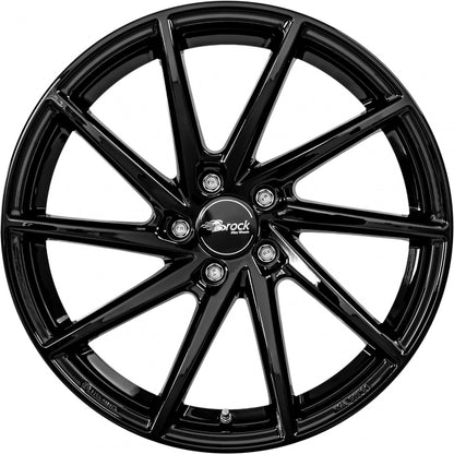Brock B37 schwarz lackiert 8x18 ET45 - LK5/112 ML66.6