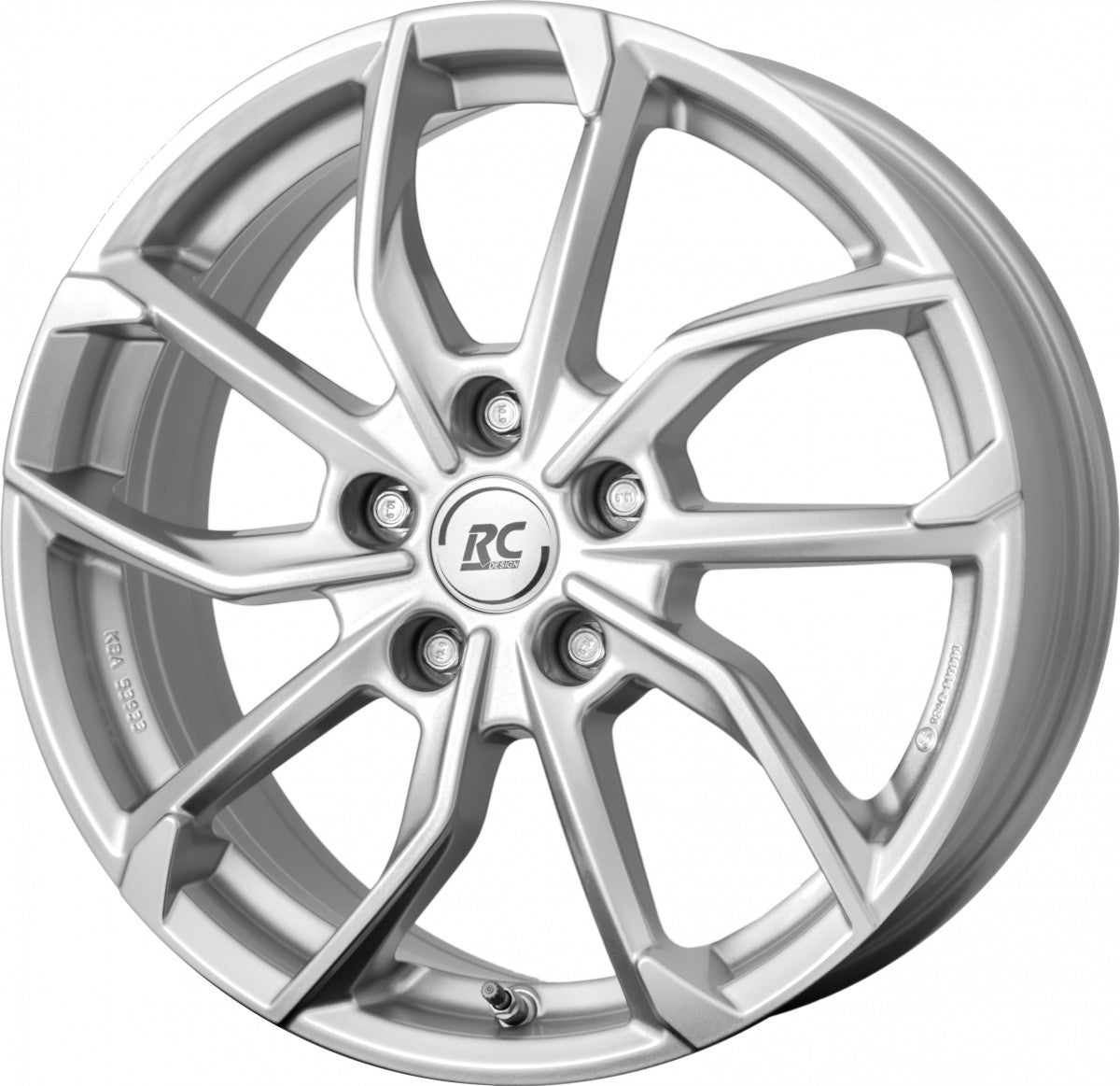 RC-Design RC34 kristallsilber Alufelge 7x18 Zoll ET40 LK 5x110 ML65.1
