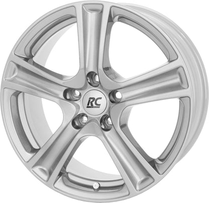 RC-Design RC19 kristallsilber lackiert Alufelge 5x15 Zoll ET40 LK 4x100 ML54.1
