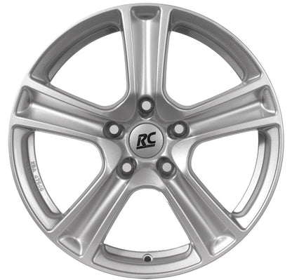 RC-Design RC19 kristallsilber lackiert Alufelge 5x15 Zoll ET40 LK 4x100 ML54.1 – Bild 2