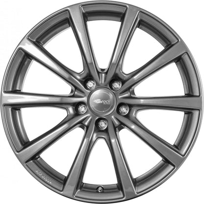 Brock B32 titan metallic 9.5x19 ET45 - LK5/114.3 ML64.1