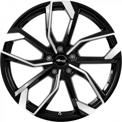 RC-Design RC34 schwarz front-poliert Alufelge 7.5x17 Zoll ET44 LK 5x108 ML65.1 – Bild 2