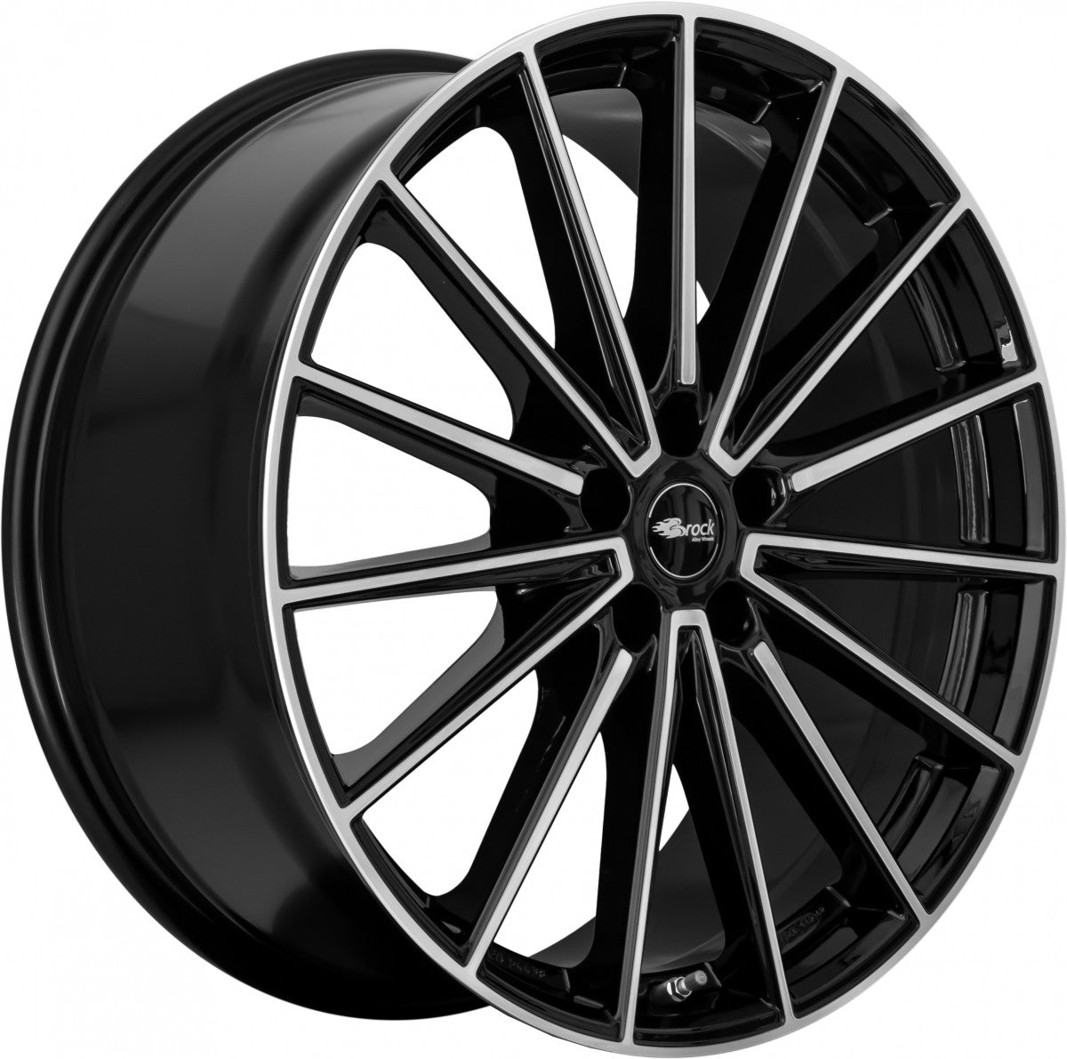 Brock B43 schwarz glanz front-poliert 8.5x19 ET38 - LK5/112 ML57.1