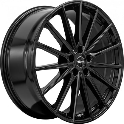 Brock B43 schwarz glanz 8.5x19 ET40 - LK5/114.3 ML64.2