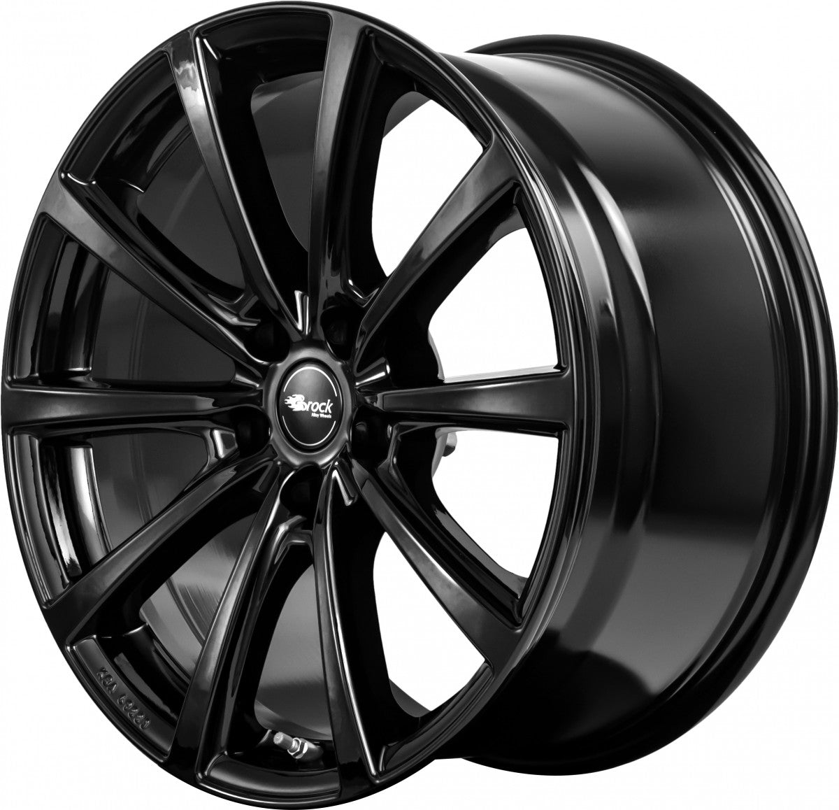 Brock B32 schwarz lackiert 8.5x18 ET40 - LK5/114.3 ML64.2