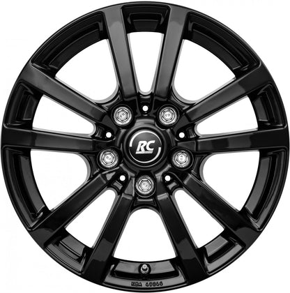RC-Design RC25T schwarz lackiert Alufelge 7.5x18 Zoll ET45 LK 5x108 ML65.1 – Bild 2