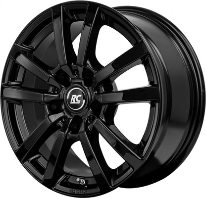 RC-Design RC25T schwarz lackiert Alufelge 7.5x18 Zoll ET50 LK 5x160 ML65.1 – Bild 3