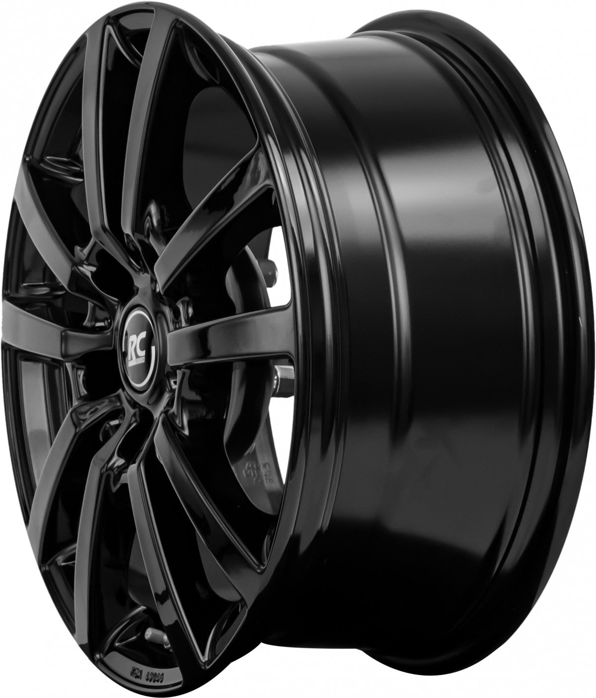 RC-Design RC25T schwarz lackiert Alufelge 7.5x18 Zoll ET50 LK 5x160 ML65.1 – Bild 5