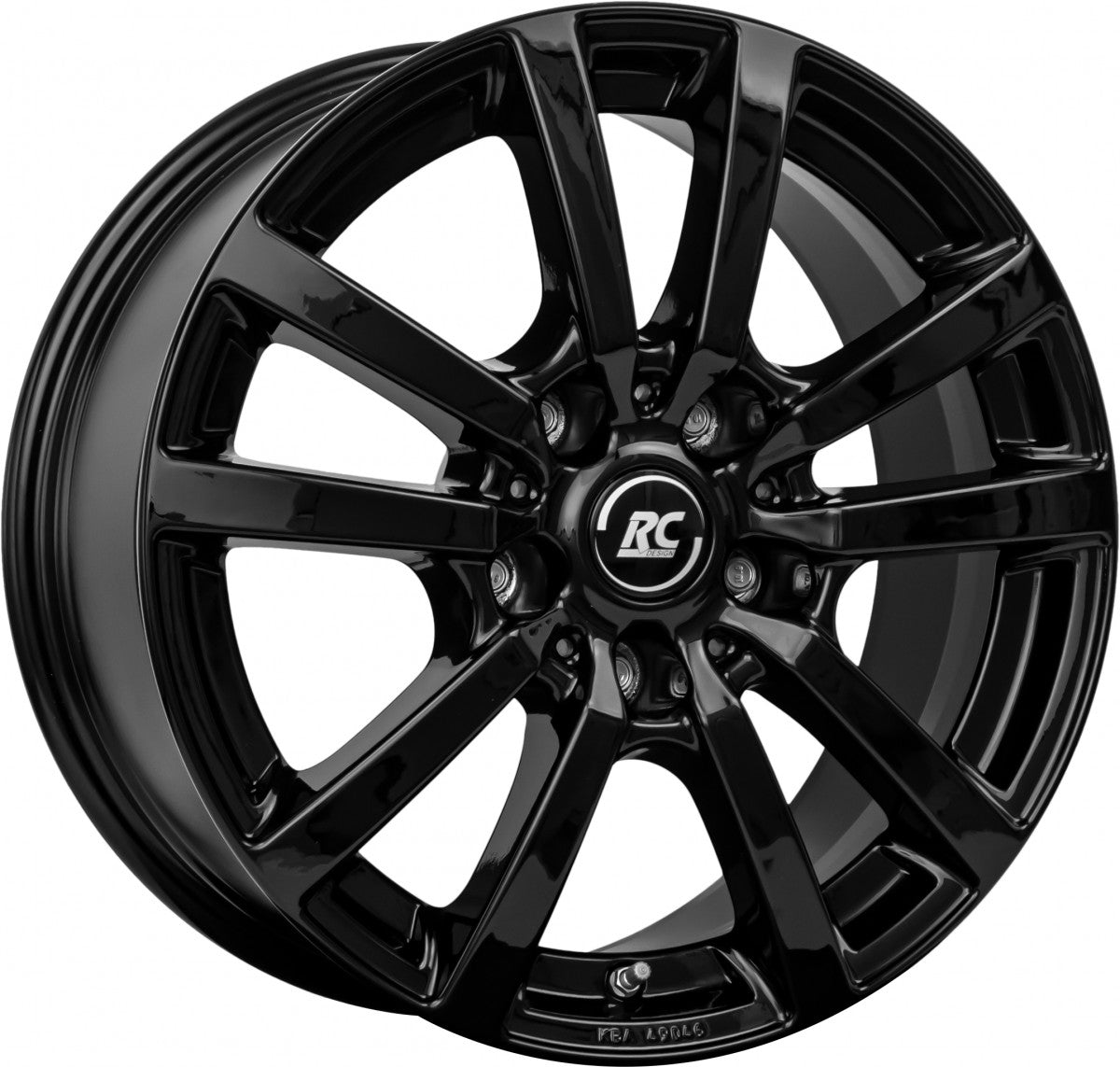 RC-Design RC25T schwarz lackiert Alufelge 7.5x18 Zoll ET50 LK 5x160 ML65.1 – Bild 10
